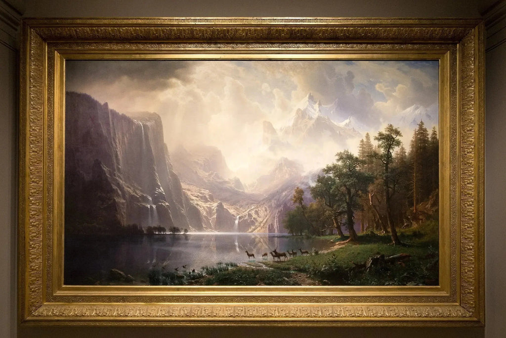 Dans la Sierra Nevada, en Californie - Albert Bierstadt image 2 tableau peint à l’huile sur toile