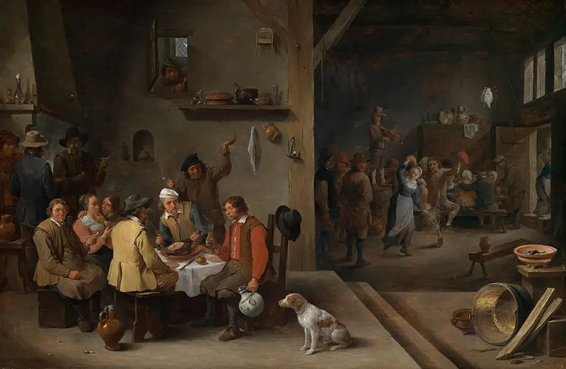 Nella taverna - David Teniers il Giovane