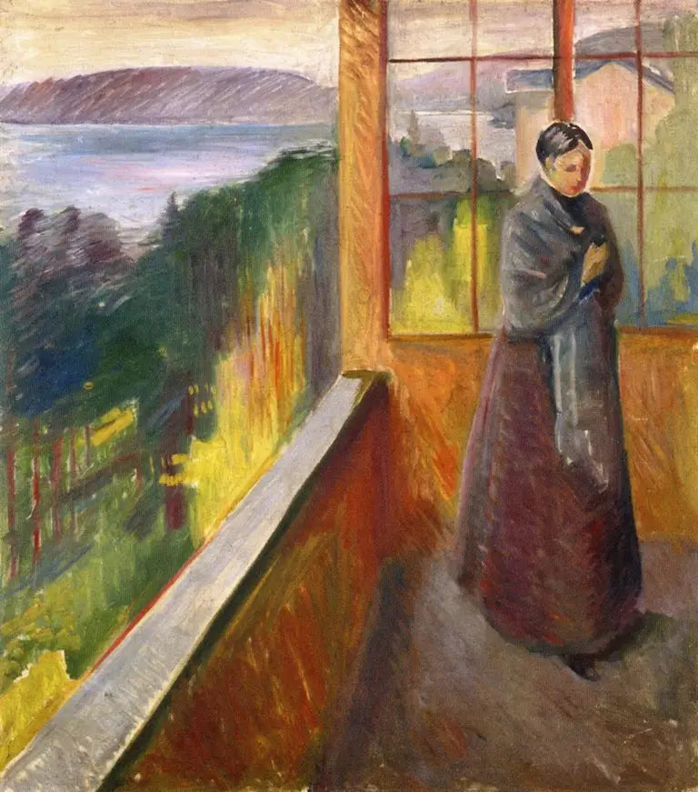 Nella veranda - Edvard Munch