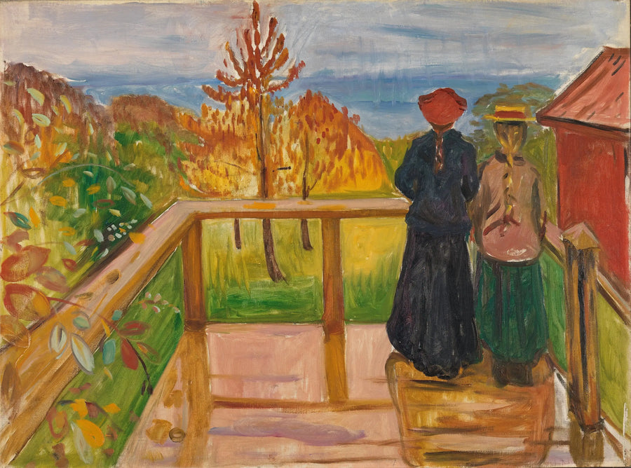 Nella veranda - Edvard Munch