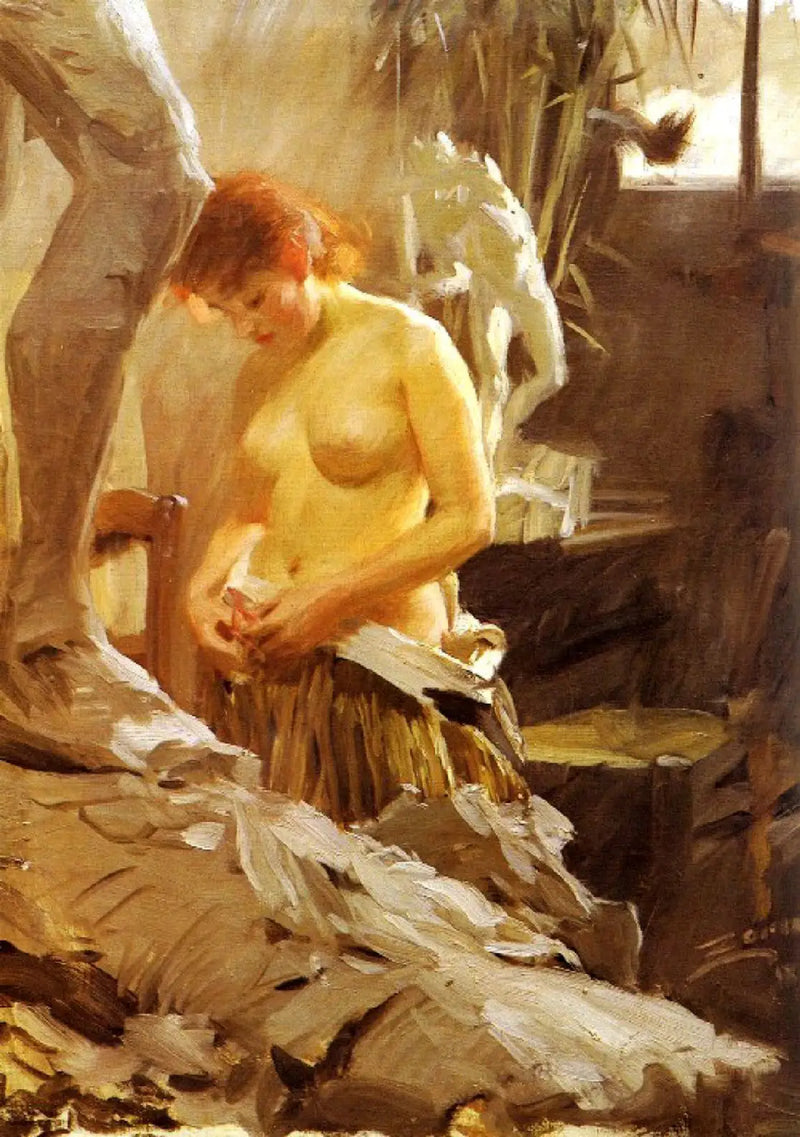 Nel laboratorio di Wikströms - Anders Zorn