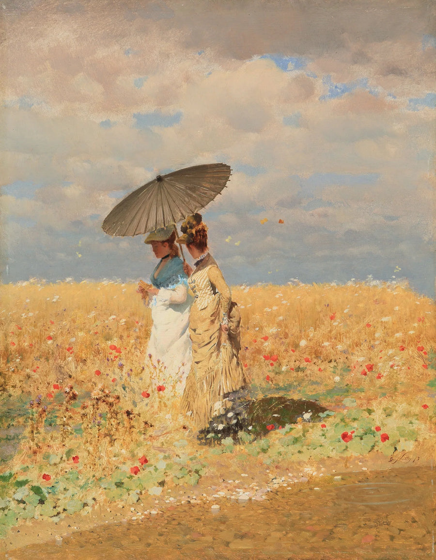 Nel grano - Giuseppe De Nittis