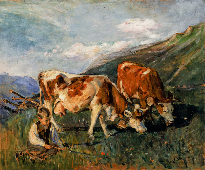 Negli alti pascoli della Svizzera - Elizabeth Nourse