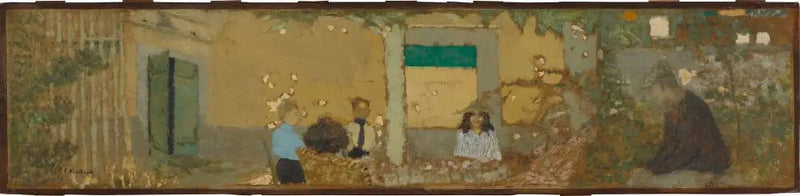 Nel giardino da Vallotton - Édouard Vuillard