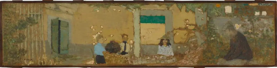 Nel giardino da Vallotton - Édouard Vuillard