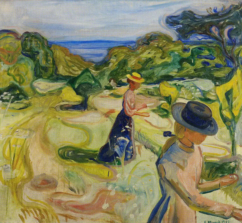 Nel giardino - Edvard Munch