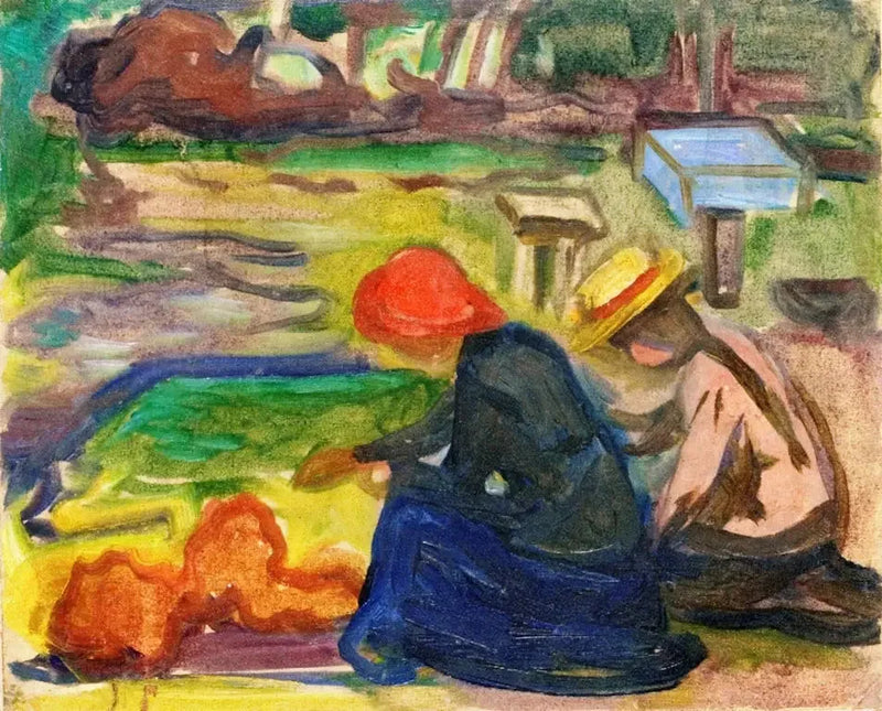 Nel giardino - Edvard Munch