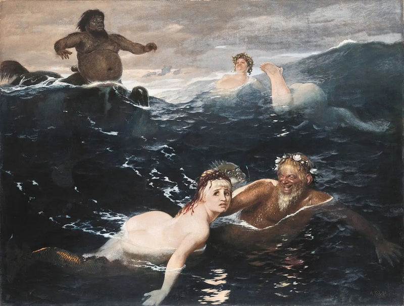 Nel gioco delle Onde - Arnold Böcklin