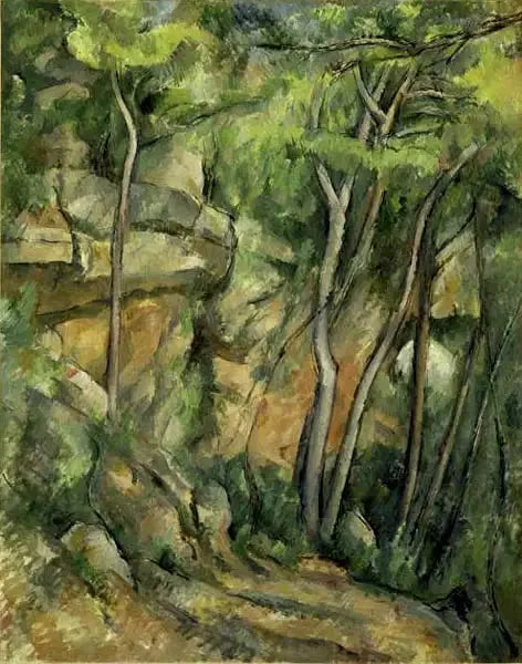 Nel parco di Château Noir - Paul Cézanne