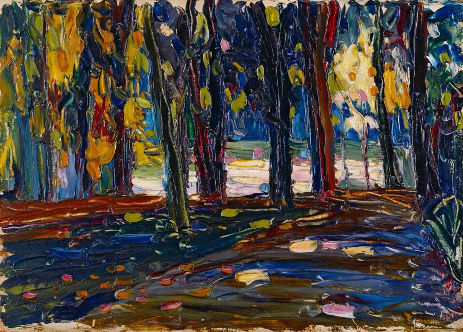 Nel parco di Saint-Cloud - Autunno II - Vassily Kandinsky