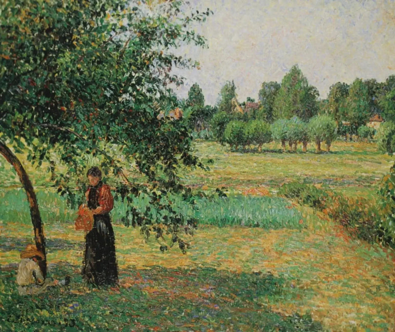 Nel prato - Camille Pissarro