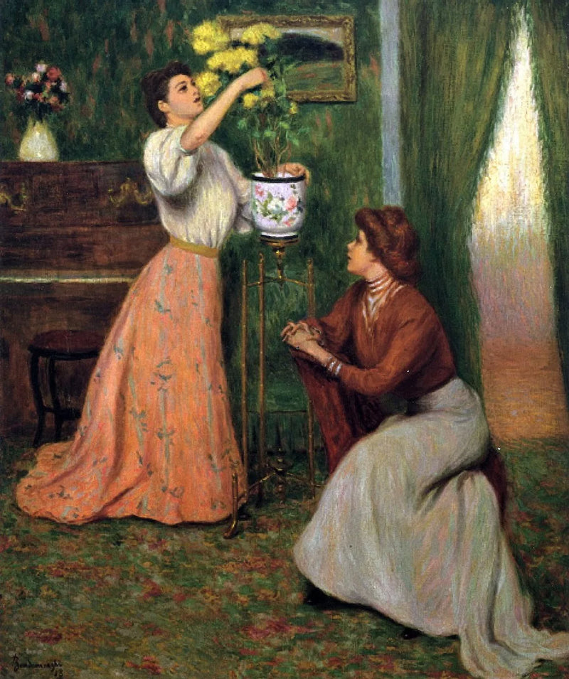 Nel soggiorno - Federico Zandomeneghi