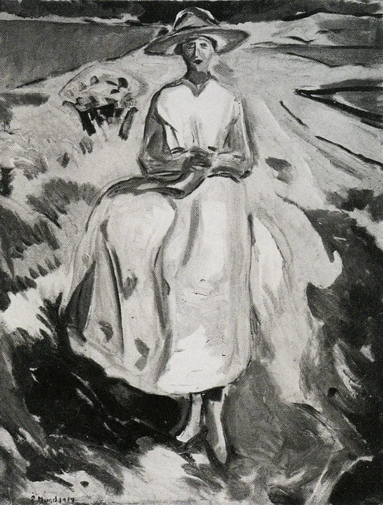 Reproduction du tableau « Dans le vent - Edvard Munch » par Alpha Reproduction en peinture à l’huile