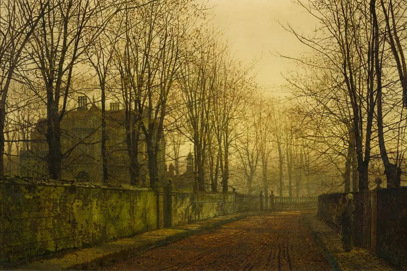 Nelle nebbie dorate dell'autunno - John Atkinson Grimshaw