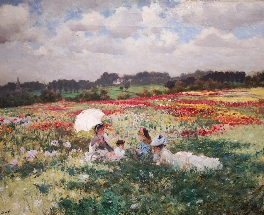 Nei campi intorno a Londra - Giuseppe De Nittis
