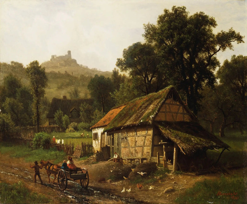 Nelle pendici - Albert Bierstadt