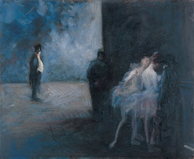 Dans les coulisses – Symphonie en bleu - Jean-Louis Forain - Alpha Reproduction