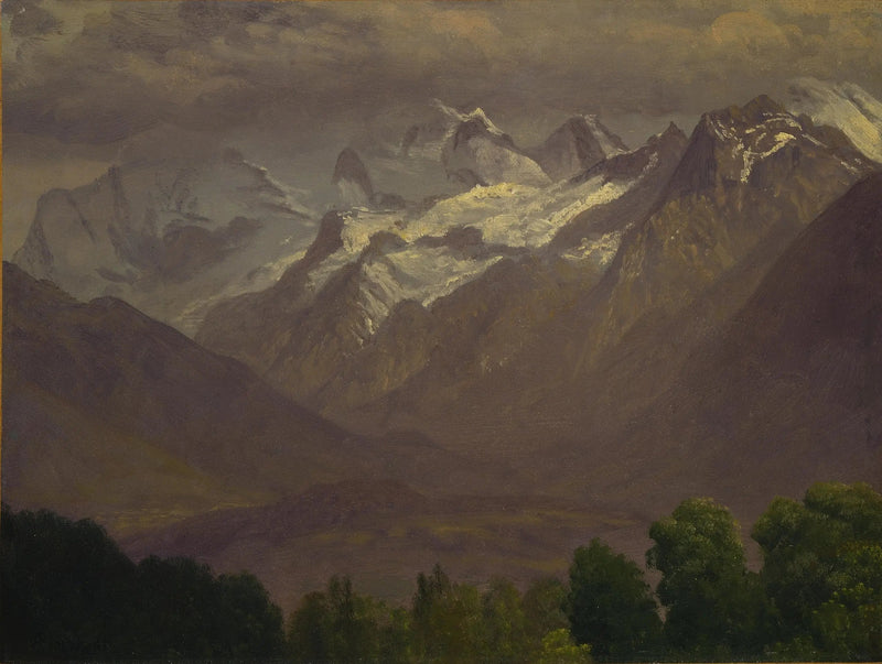 Nelle alte montagne - Albert Bierstadt