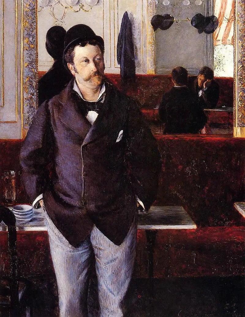 In un caffè - Gustave Caillebotte