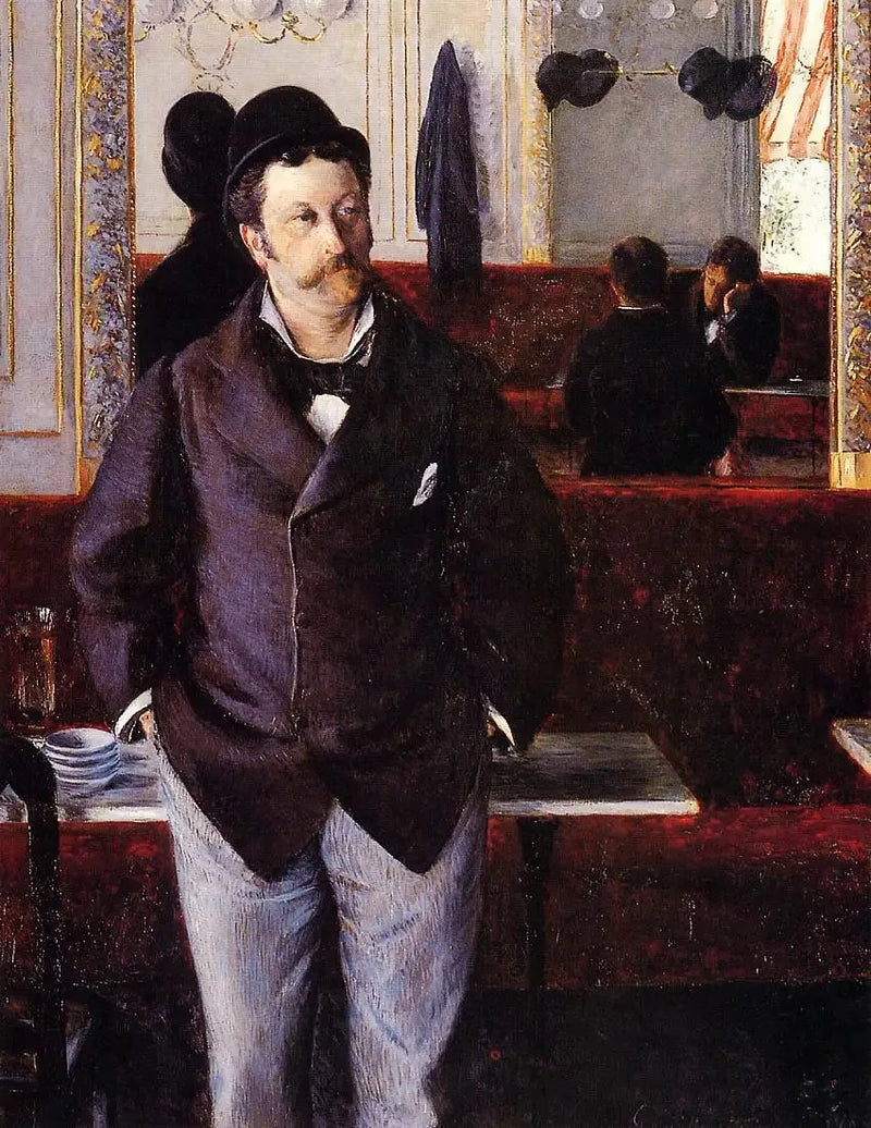 In un caffè - Gustave Caillebotte