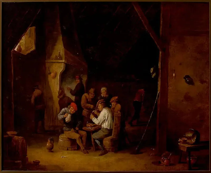 In una taverna - David Teniers il Giovane