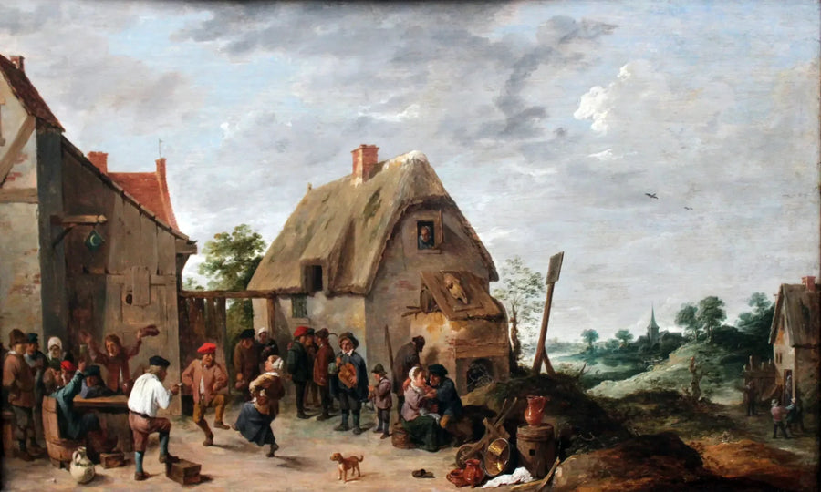 Danza alla fiera del villaggio - David Teniers il Giovane