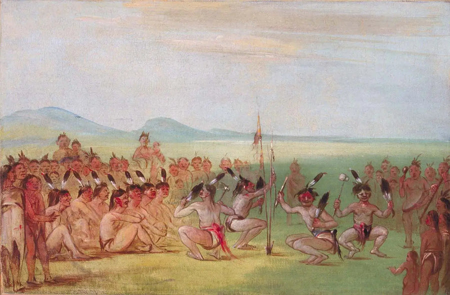 Danza dell'aquila, Choctaw - George Catlin