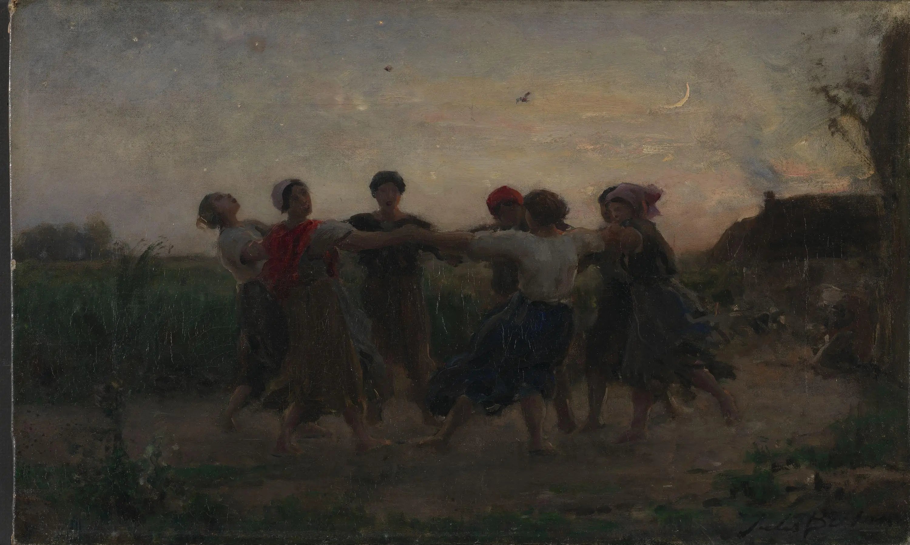 Danse de la Saint-Jean à Courrières - Jules Breton - Alpha Reproduction
