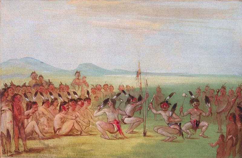 Danza dell'aquila, Choctaw - George Catlin