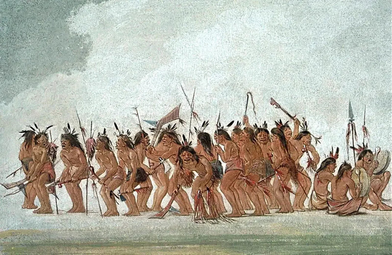 Danse del cane a Fort Snelling - George Catlin