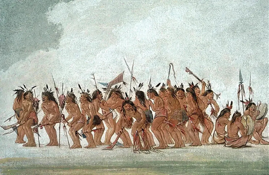Danse del cane a Fort Snelling - George Catlin