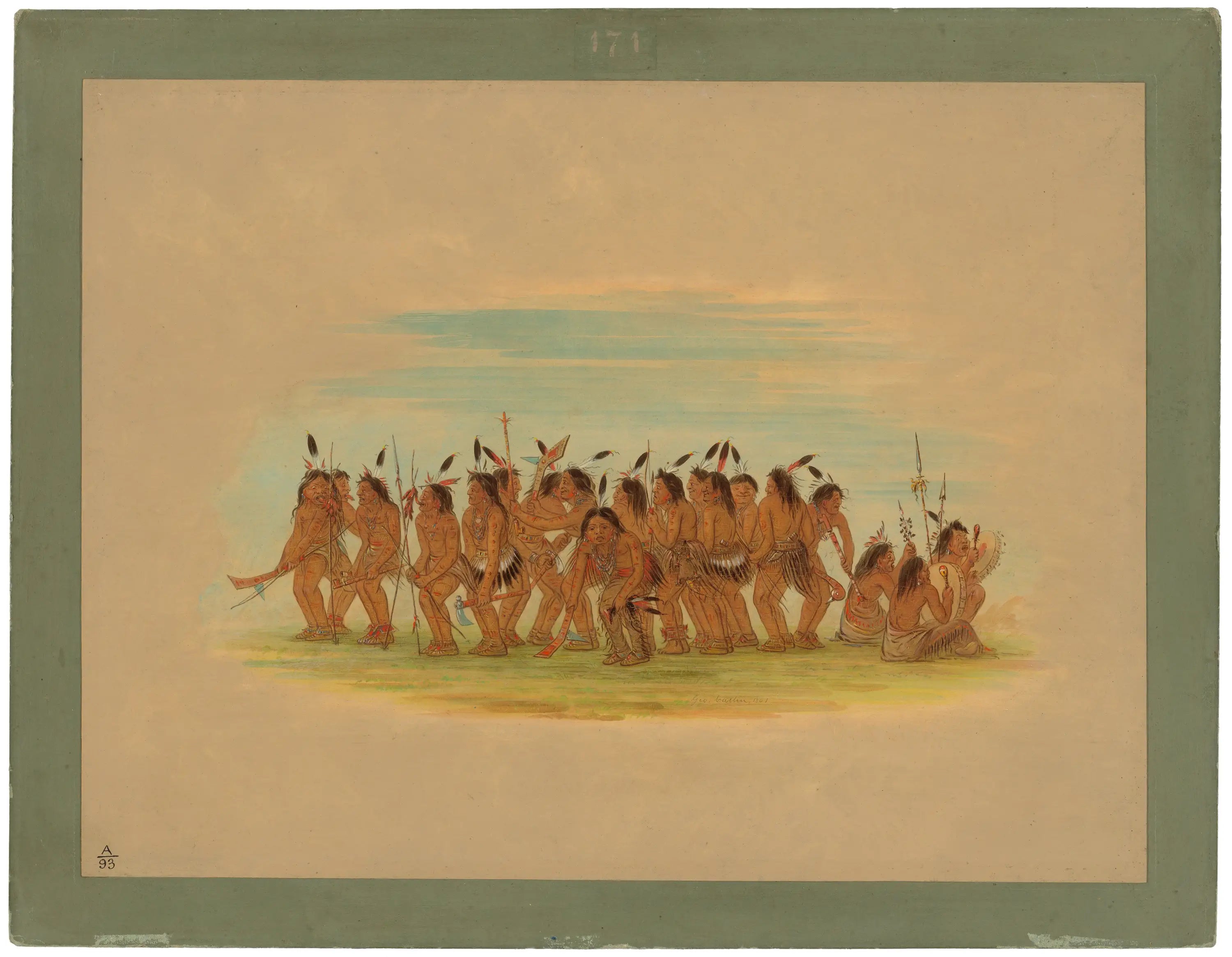 Danse du chien - Sioux - George Catlin - Alpha Reproduction