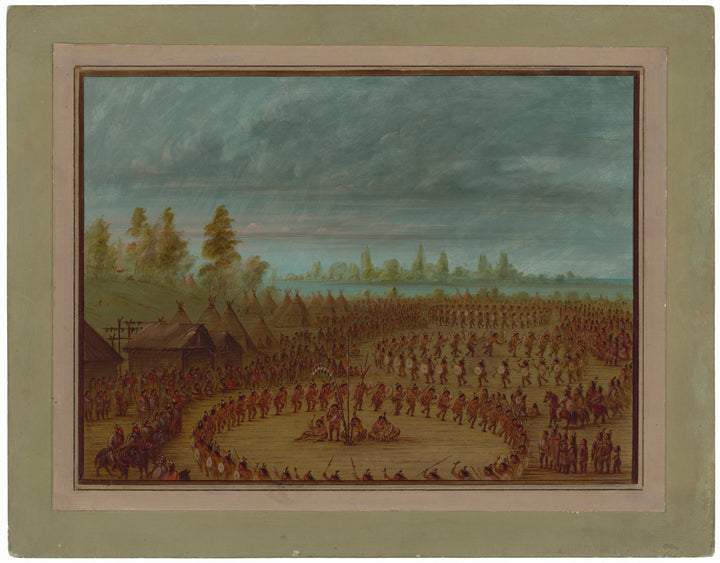 Danza di guerra Apache - George Catlin