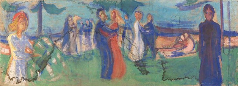 Danza vicino al mare - Edvard Munch