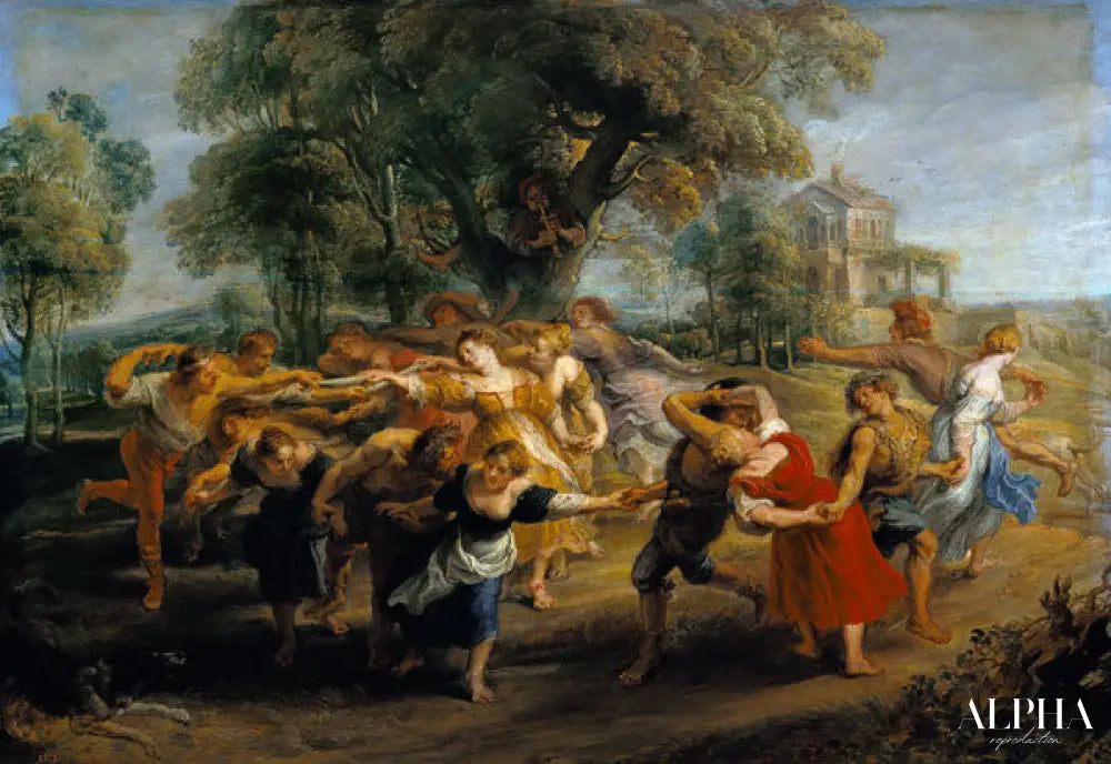 Danse rurale - Peter Paul Rubens - Reproductions de tableaux et peintures haut de gamme