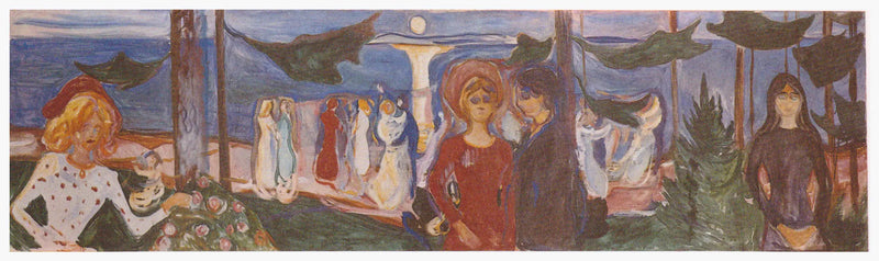 Danza sulla spiaggia (Frise Linde) - Edvard Munch