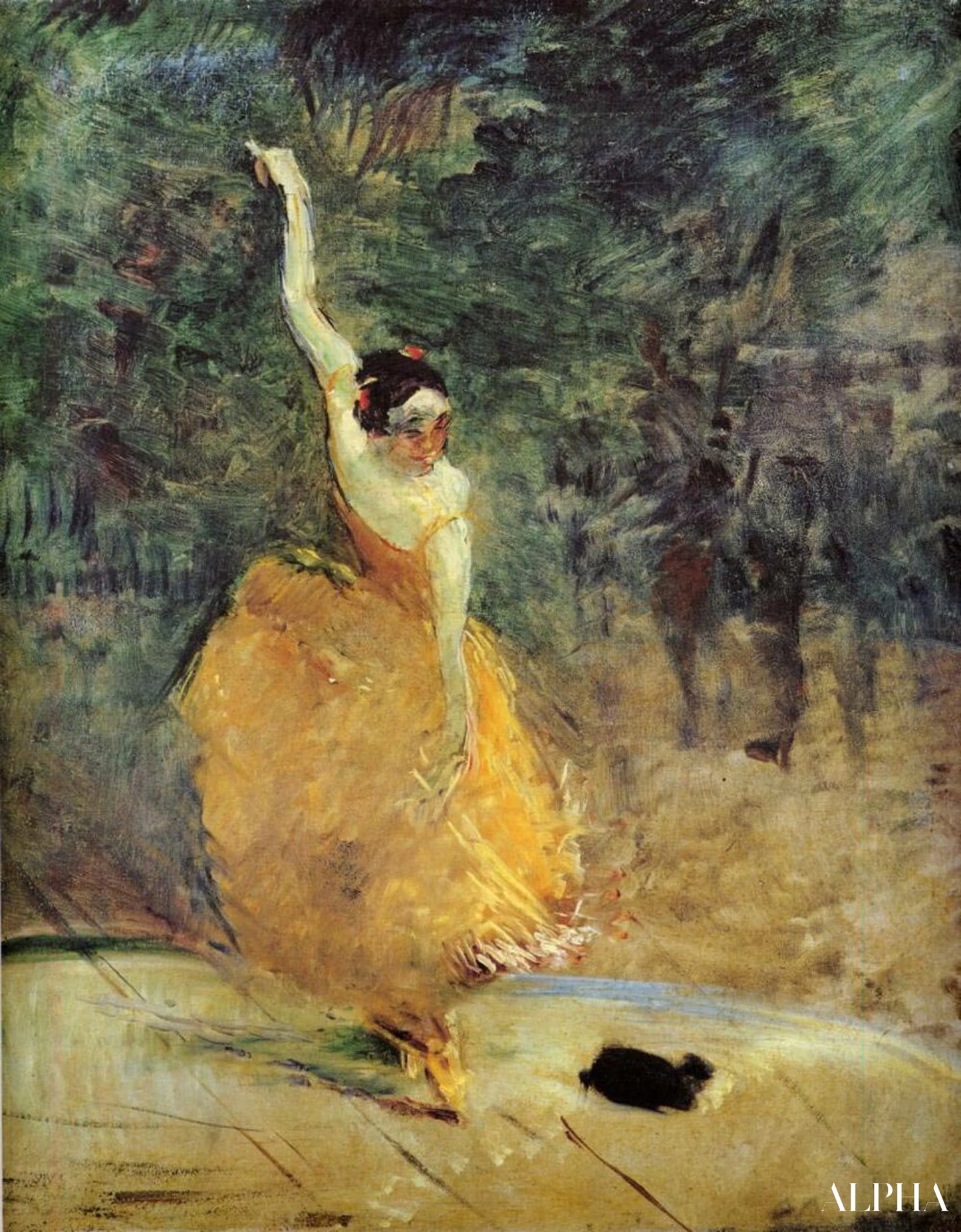 Danzatore spagnolo - Toulouse Lautrec - Riproduzioni di quadri e dipinti di alta gamma