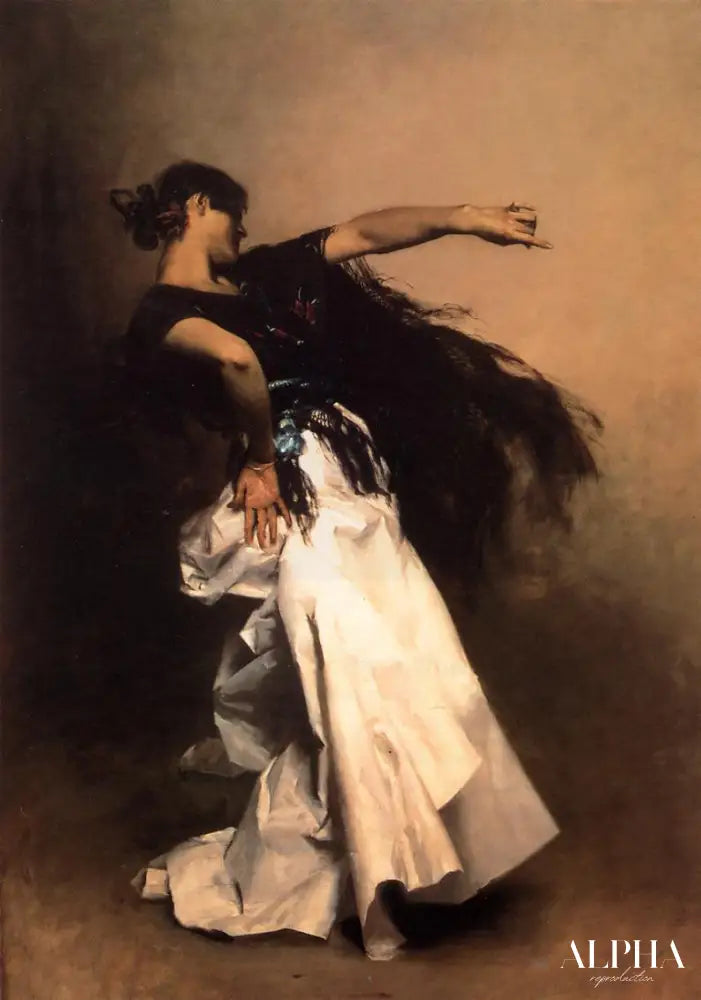 Danseuse espagnole - John Singer Sargent - Reproductions de tableaux et peintures haut de gamme