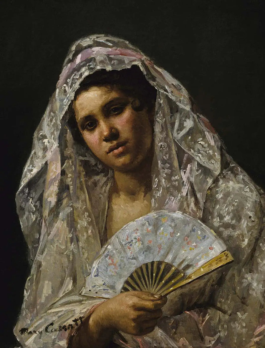 Danzatrice spagnola con un mantiglia in pizzo - Mary Cassatt