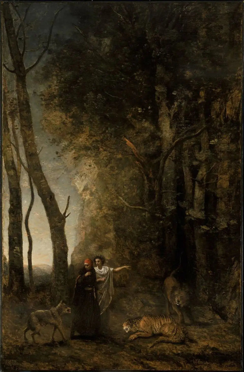 Dante e Virgilio - Jean-Baptiste Camille Corot
