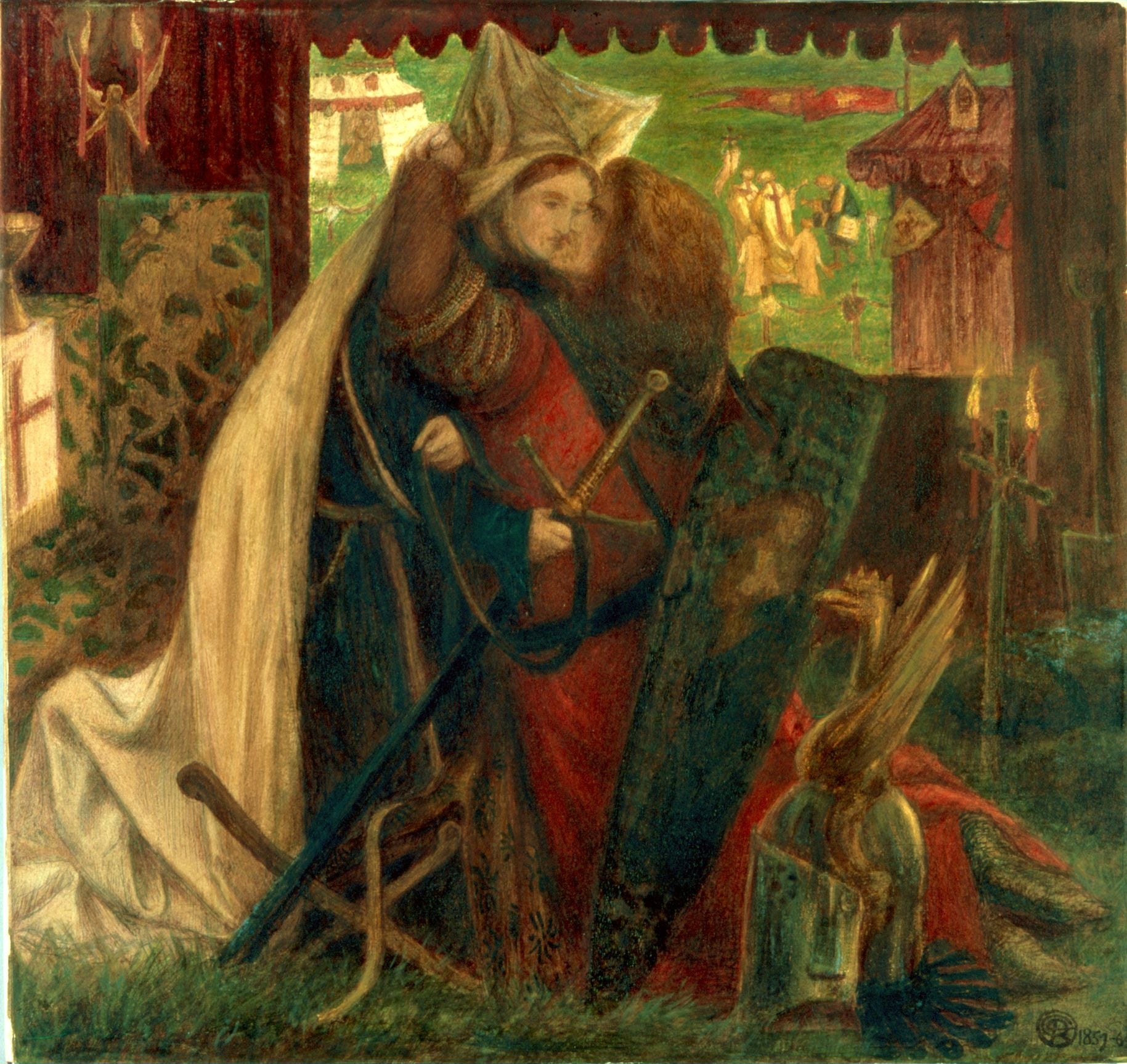 La Chapelle avant les lices - Dante Gabriel Rossetti