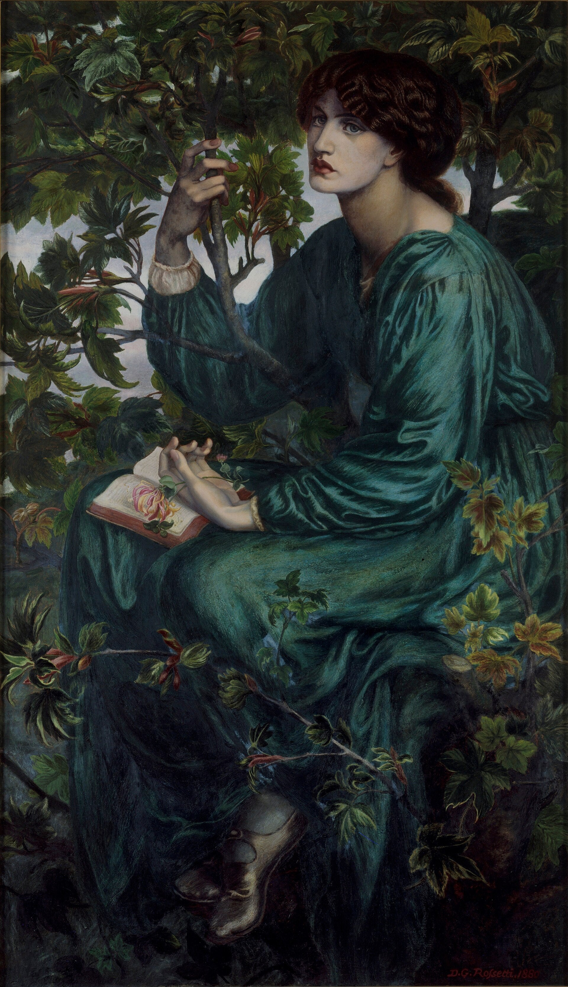 La Rêverie - Dante Gabriel Rossetti
