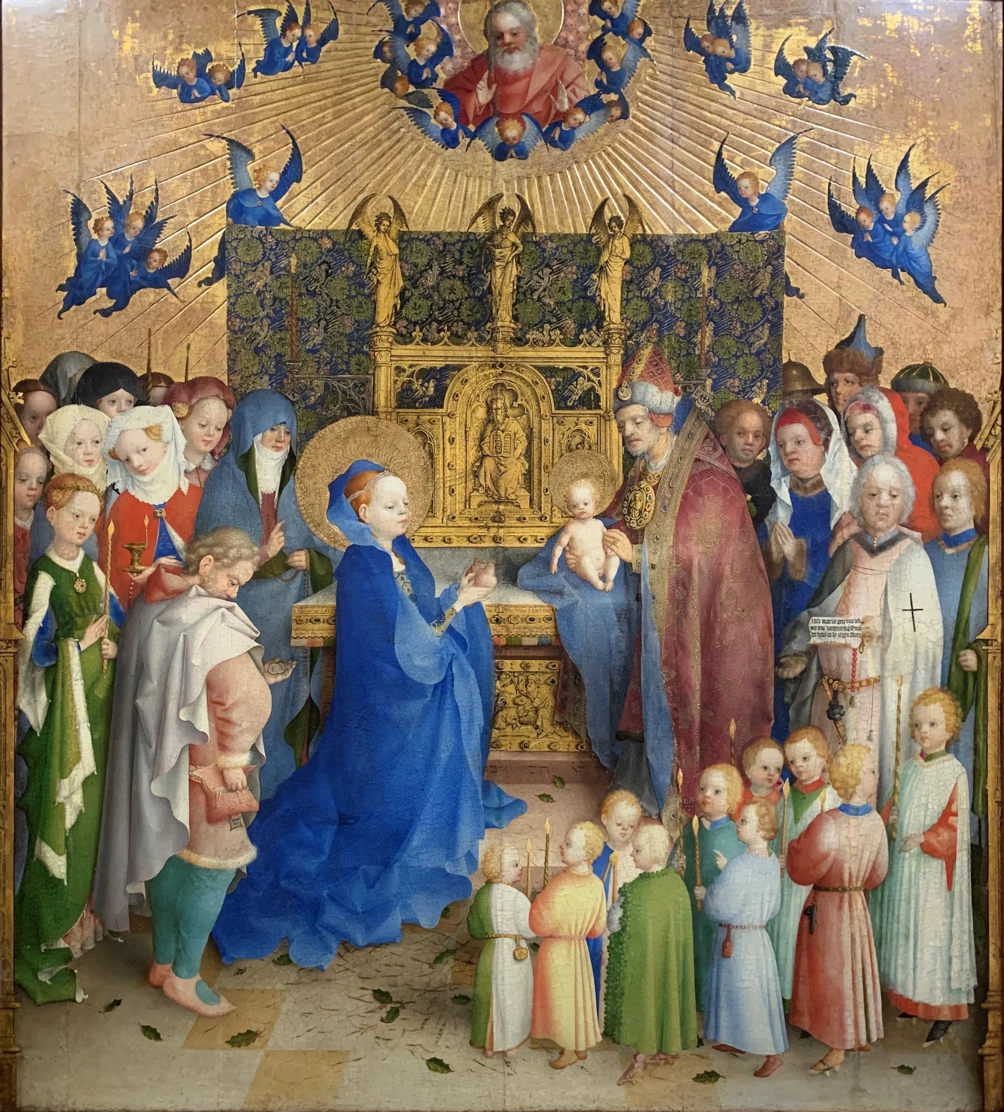 Darbringung im Tempel - Stefan Lochner image 1 tableau peint à l’huile sur toile