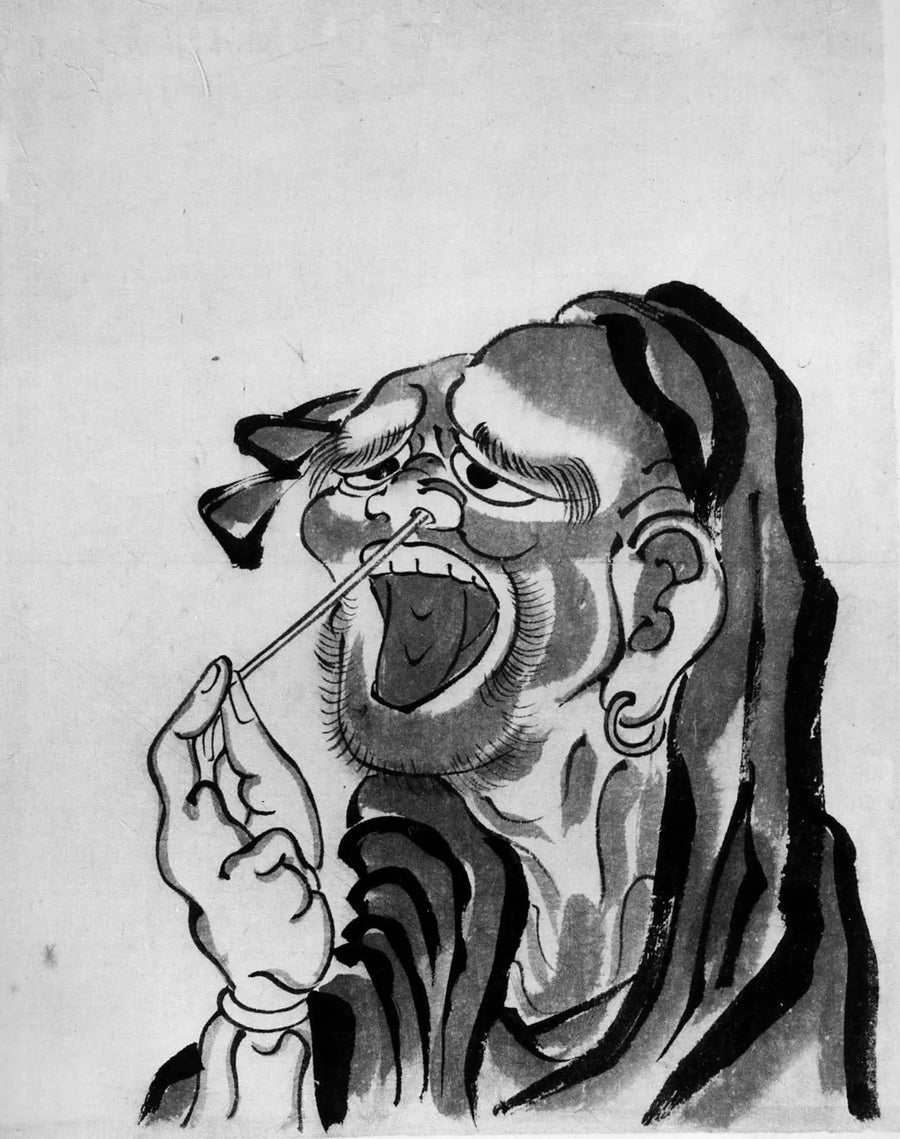 Daruma (santo buddista) - Hokusai