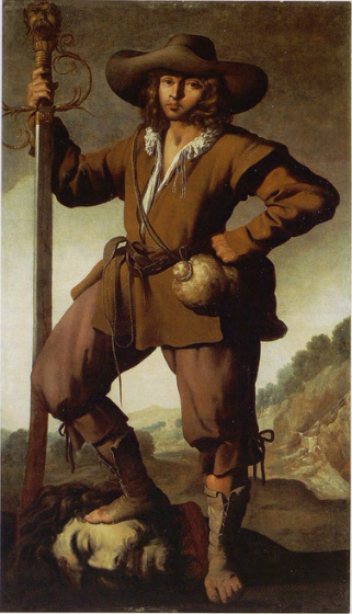 David avec la tête de Goliath - Francisco de Zurbarán - Alpha Reproduction