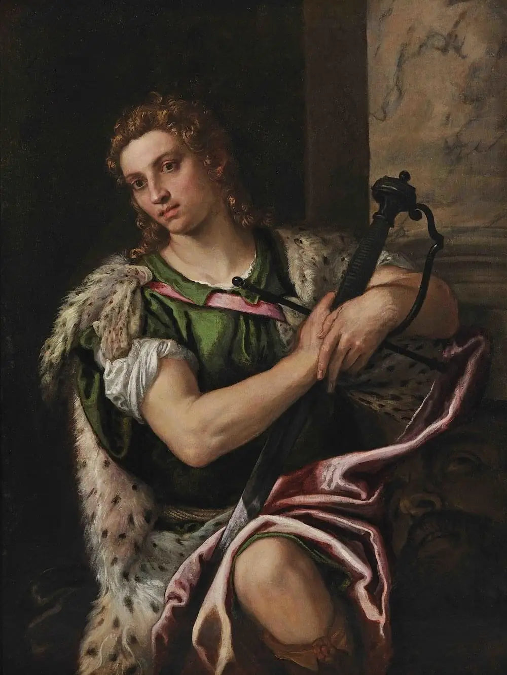 David avec la tête de Goliath - Paul Véronèse - Alpha Reproduction
