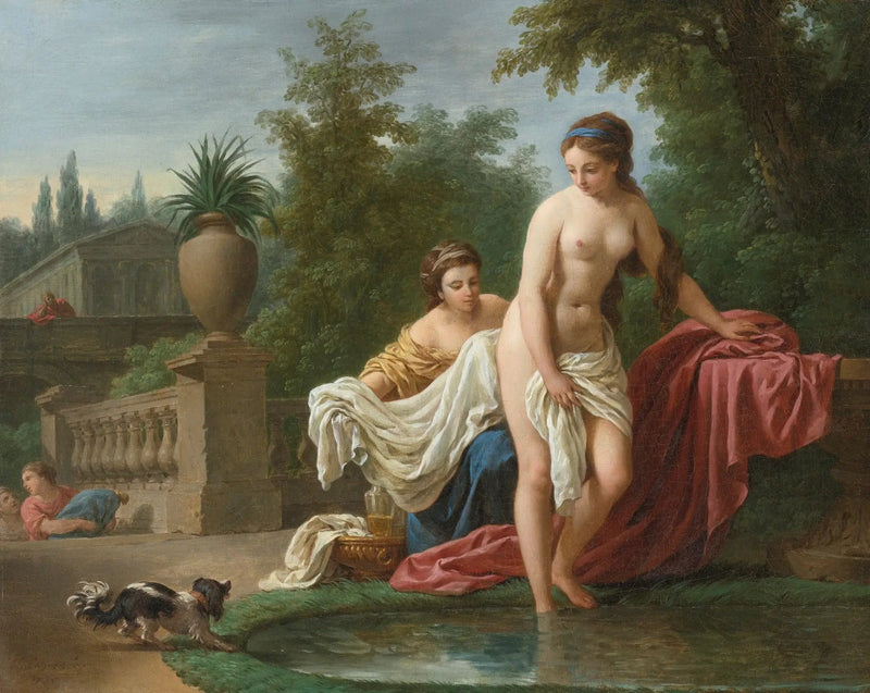 David e Betsabea - Louis Jean François Lagrenée
