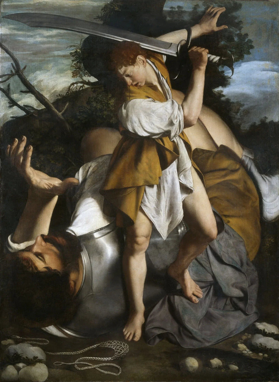 David e Golia - Orazio Gentileschi