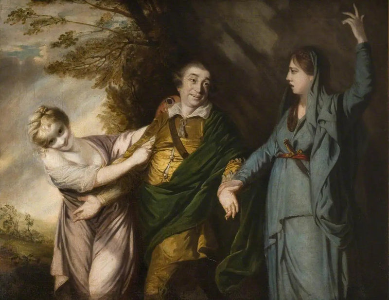 David Garrick tra tragedia e commedia - Joshua Reynolds