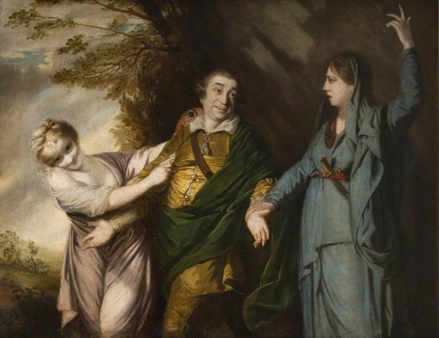 David Garrick tra tragedia e commedia - Joshua Reynolds